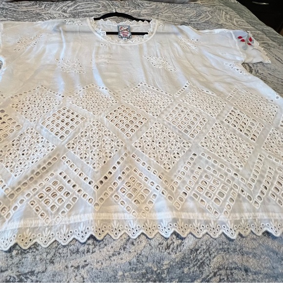 Johnnie Was Women’s Ecru color Top - Picture 5 of 8